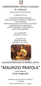 Concorso Nazionale di Musica Antica “Maurizio Pratola”
